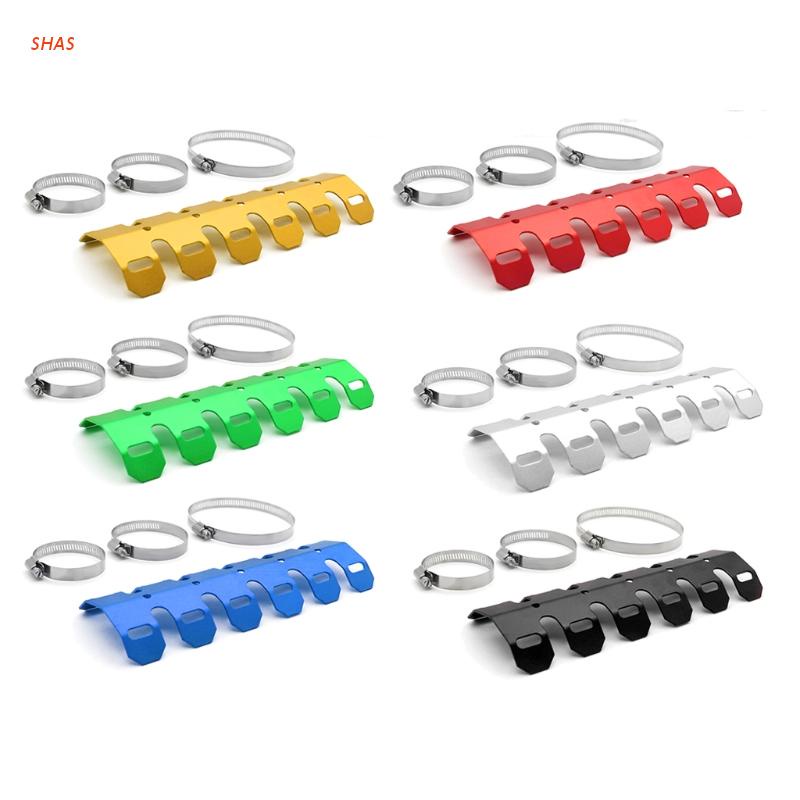 Vành vỏ bọc bảo vệ ống pô xe máy 6 màu chuyên dụng