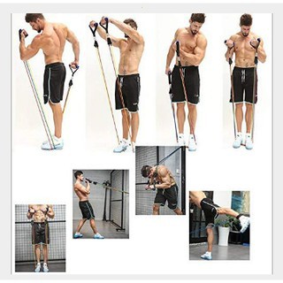 Bộ 5 Dây Ngũ Sắc Tập Full Body - Dụng Cụ Tập Gym S02