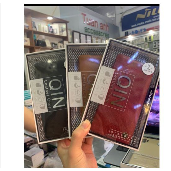 Bao da Nillkin Qin cho Samsung Galaxy Note 10 / Note 10 Plus