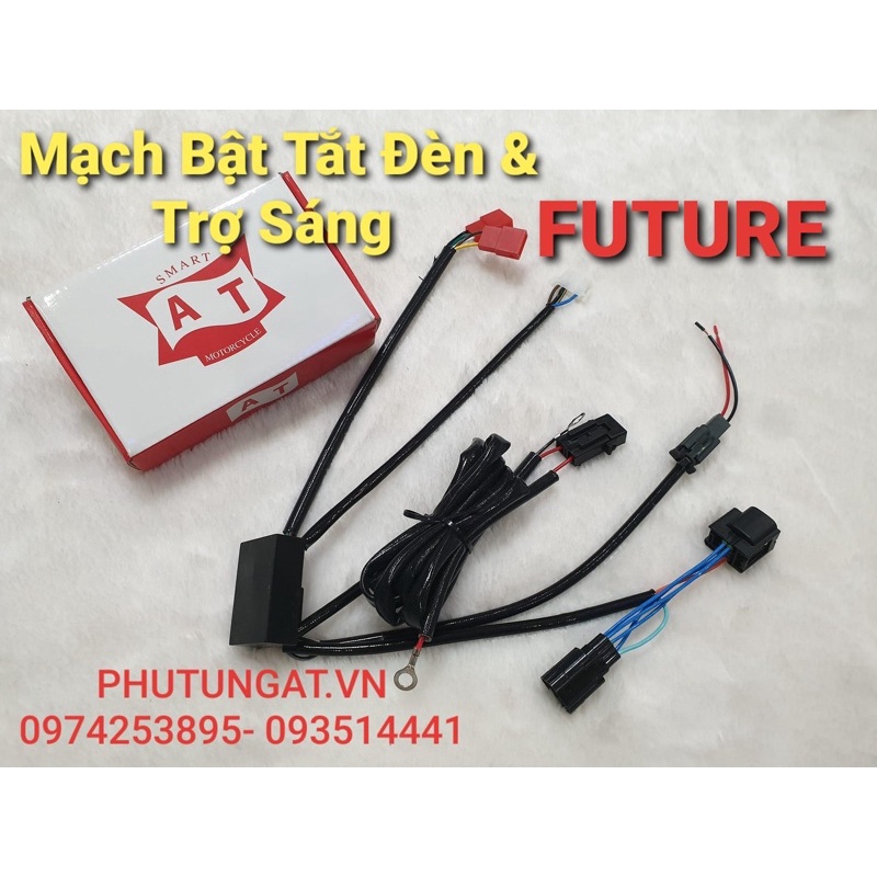 Mạch Bật Tắt Đèn Và Passing Trợ sáng cho xe Future