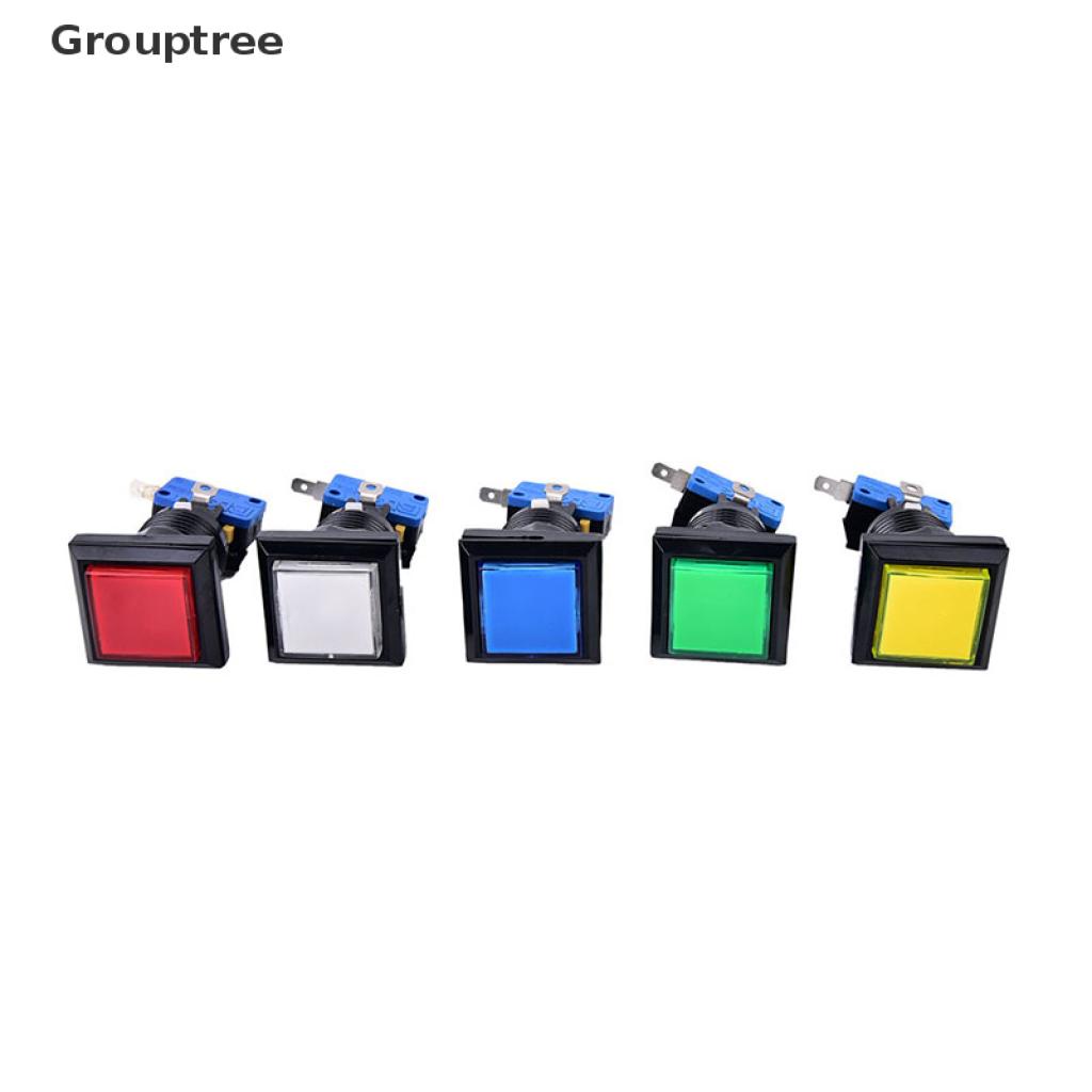 Nút Nhấn Có Đèn LED Cho Máy Chơi game Grouptree 33mm