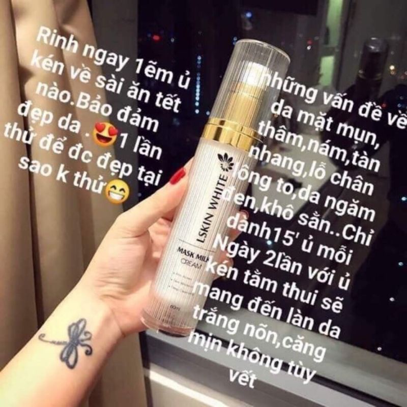 Ủ KÉN TẰM LSKIN ĐAN THY_100% Từ Thiên Nhiên, Giúp Dưỡng Trắng Da Mặt | BigBuy360 - bigbuy360.vn