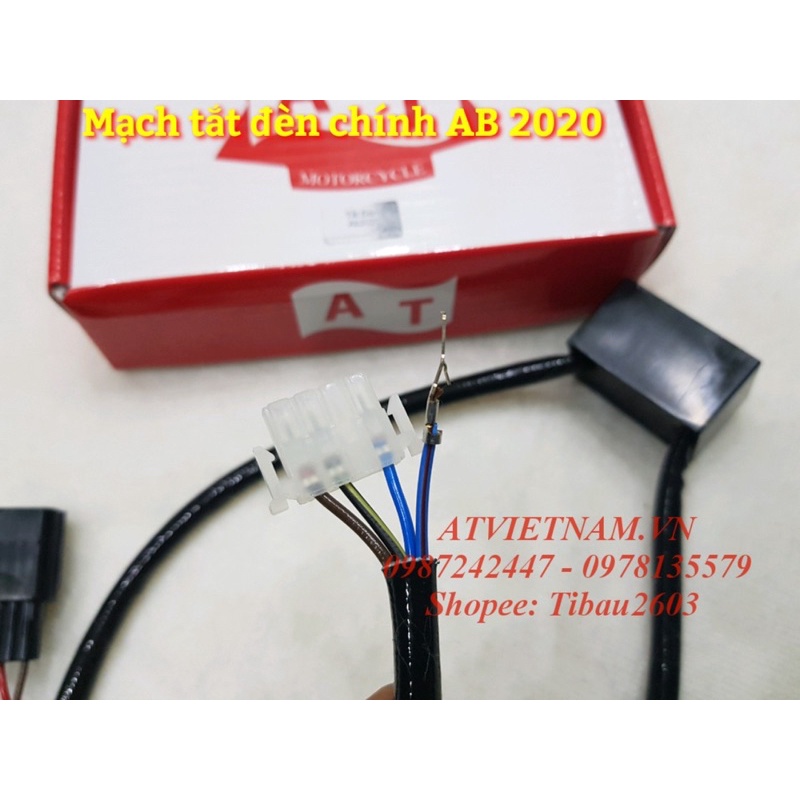 MẠCH TẮT MỞ ĐÈN CHÍNH CHO AB 2020 kèm công tắc passing SH