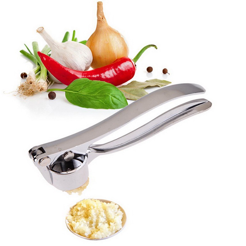 Dụng cụ ép nghiền tỏi gừng bằng thép không gỉ mới
