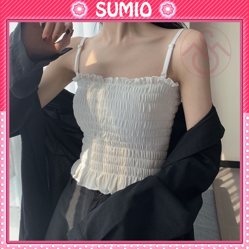 Áo lót bra nữ quây ngực không gọng sexy cao cấp đệm nhún Sumio_offical AL004 áo 2 dây cotton quyến rũ
