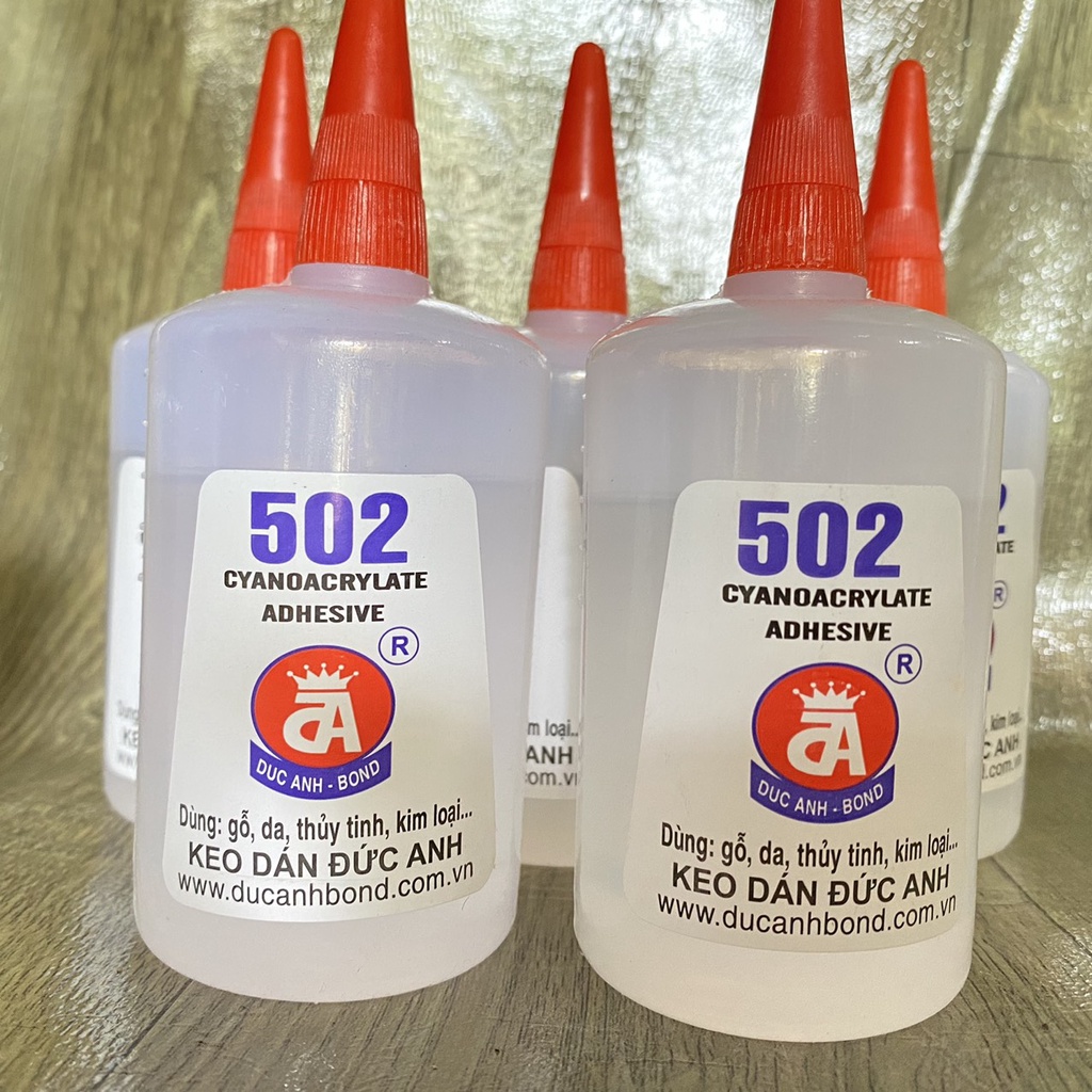 Keo dán 502 dính ngay lọ to ml  160ml  keo dán Đức Anh