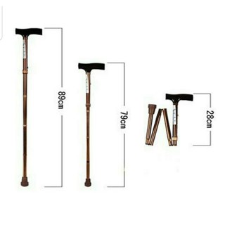 Gậy chống batoong 1 chân  Lucass USA B27 thẳng và gấp gọn cho người già (3 màu: trắng, nâu, đen)