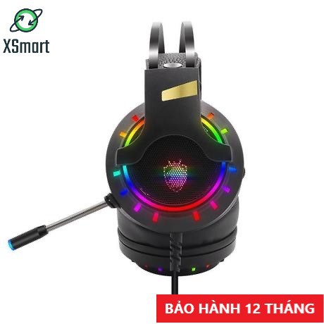 Tai Nghe Chụp Tai Chuyên Game Máy Tính K3 Super Gaming Giả Lập 7.1 USB LED RGB Chống Ồn, Tạp Âm, Siêu Bass