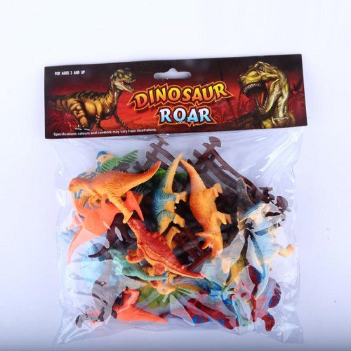 Đồ chơi thú khủng long 20 con mini đủ màu cho bé