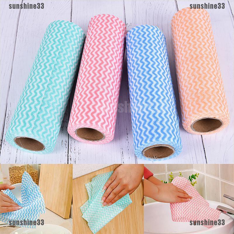 Khăn Lau Chén Dĩa Bằng Vải Không Dệt Sử Dụng Một Lần Tiện Lợi