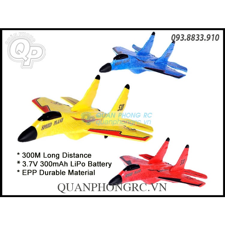 Máy Bay SU 27 ZY530 PRO  Wingspan EPP RC Airplane RTF Kèm LED