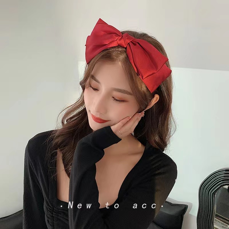 Băng Đô Nơ Cài Tóc Phong Cách Hàn Quốc Cổ Điển