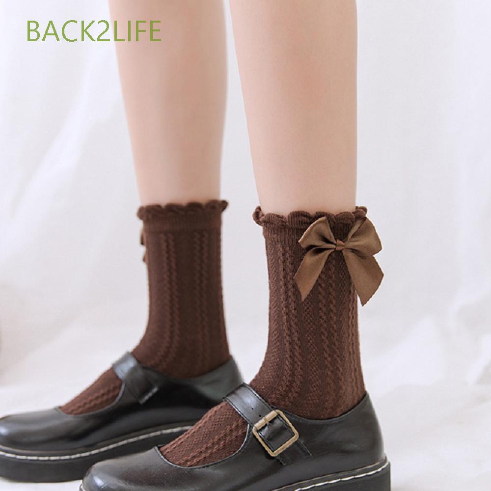 Vớ cotton thoáng khí nhiều màu sắc tùy chọn xinh xắn cho nữ