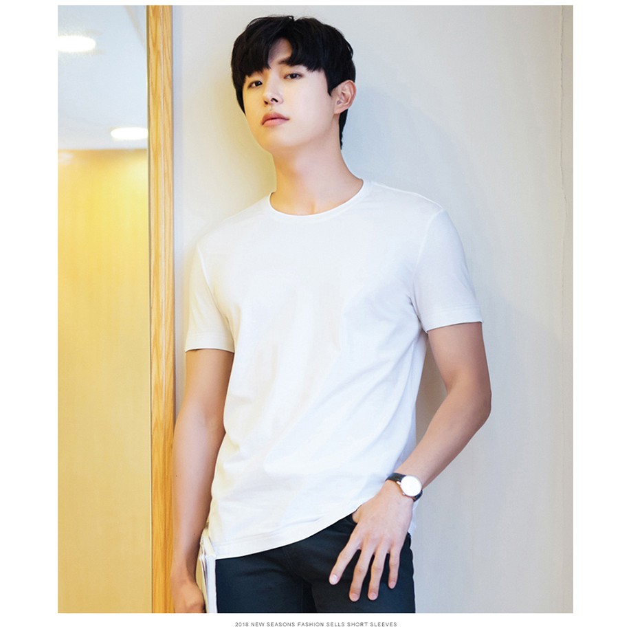 Áo Thun Trơn Nam Phong cách Hàn Quốc Vải dày mềm mịn-Thương Hiệu Yano | BigBuy360 - bigbuy360.vn