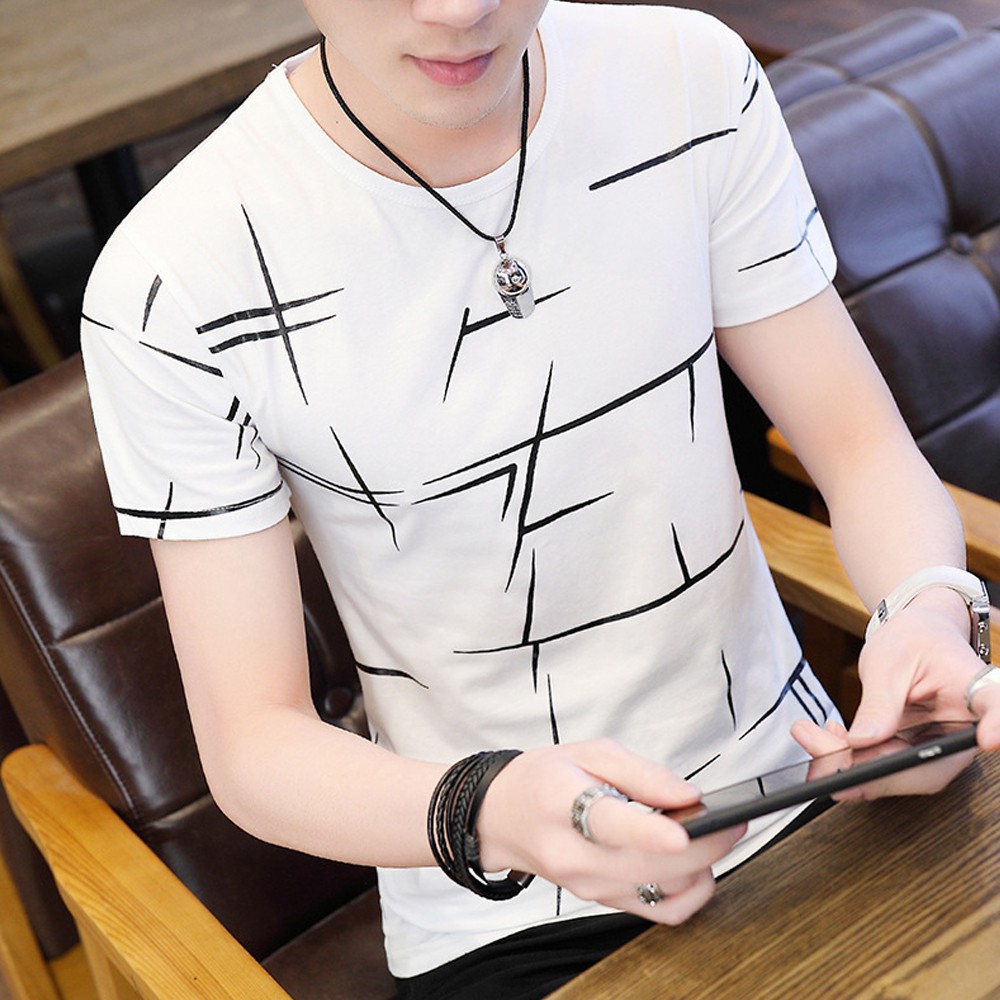 Áo thun ngắn tay in họa tiết phong cách Hàn Quốc dành cho nữ