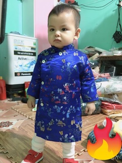 Áo dài cách tân bé trai
