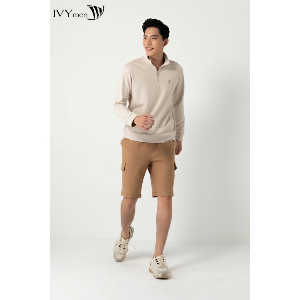 Áo thun nam cổ lọ IVY moda MS 58E3040
