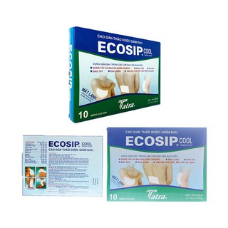 Miếng dán giảm đau Ecosip Lạnh