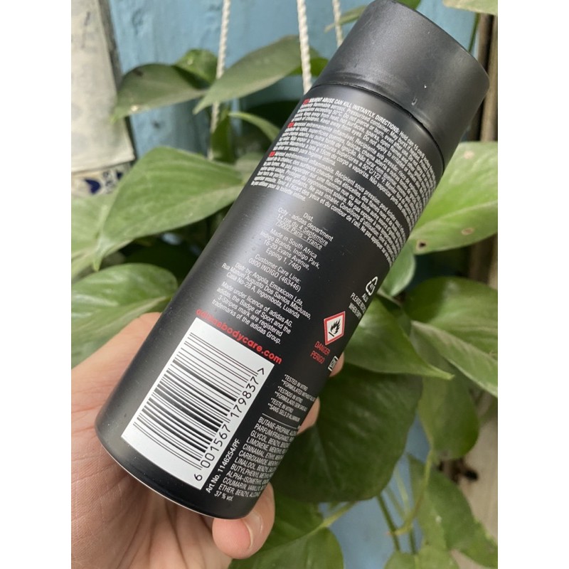 xịt khử mùi ADIDAS thơm mát toàn thân 150ml - chính hãng
