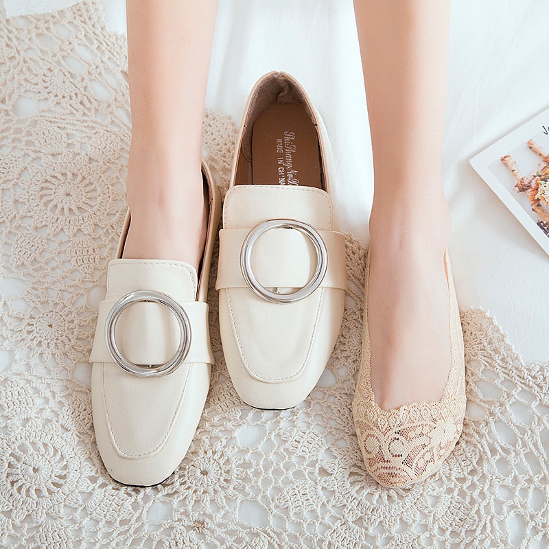 Vớ Thuyền Phối Ren Lưới Siêu Mỏng Mềm Mại Thoáng Khí Chống Trượt Thêu Họa Tiết Hoa Thời Trang Cho Nữ