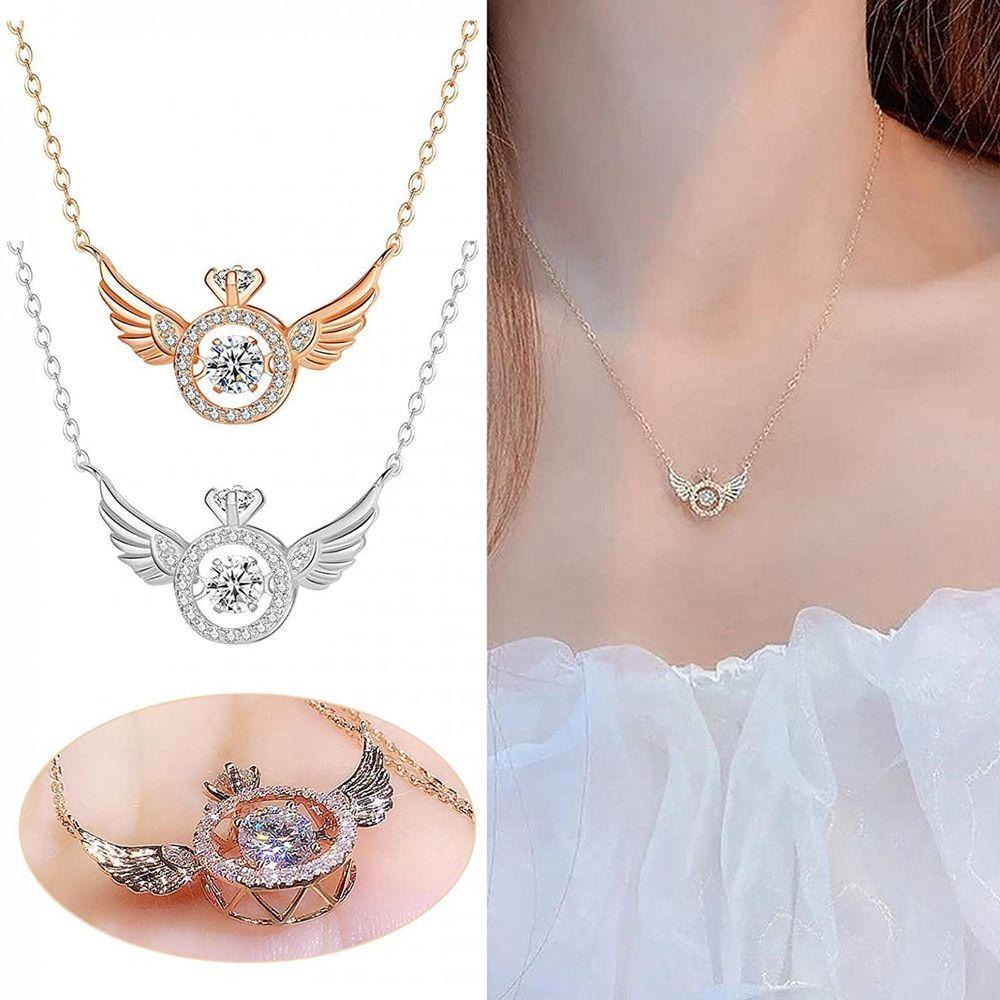 Vòng cổ Mặt Hình Cánh Thiên Thần Thời Trang Mùa Hè Dành Cho Nữ