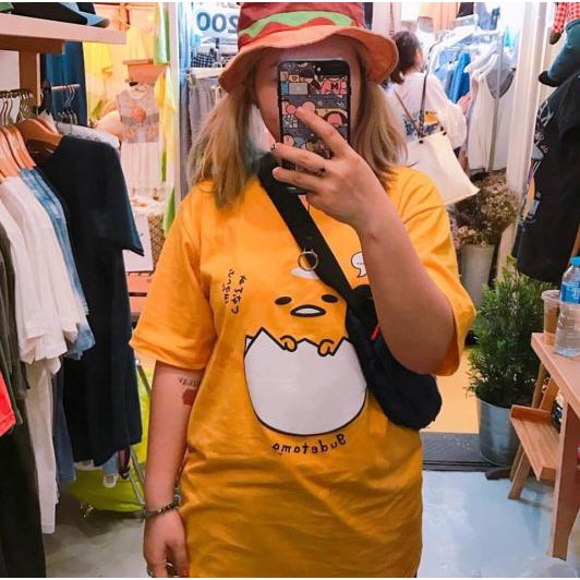 Áo thun hoạt hình Thái GUDETAMA GS086 GS087 | Shopee Việt Nam