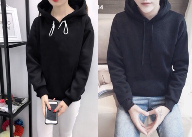 Áo hoodie cặp nam nữ mẫu trơn cực đẹp 🚚FREESHIP🚚áo hoodie freesize kèm ảnh thật | BigBuy360 - bigbuy360.vn
