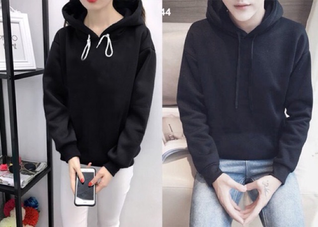 Áo hoodie cặp nam nữ mẫu trơn cực đẹp 🚚FREESHIP🚚áo hoodie freesize kèm ảnh thật