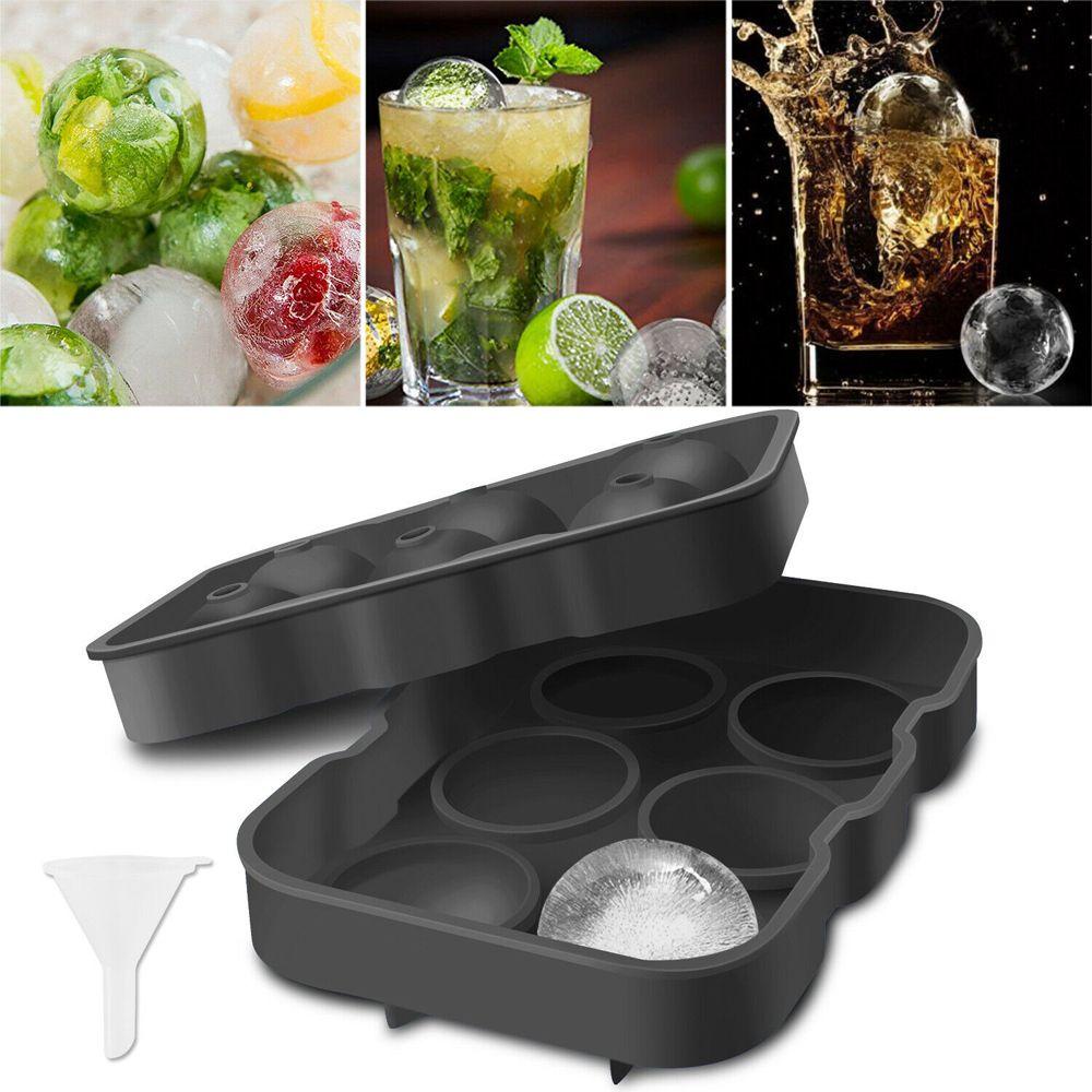 Khuôn Silicone Làm Đá Viên 4 / 6 Ngăn Tiện Dụng