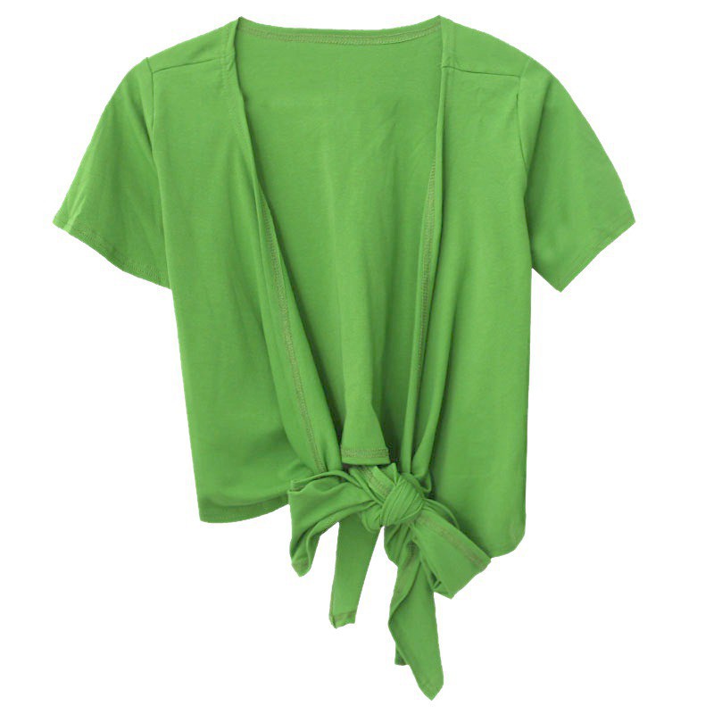 Áo Croptop Tay Ngắn Thiết Kế Hở Lưng Quyến Rũ | BigBuy360 - bigbuy360.vn