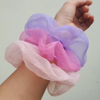 Dây cột tóc vải scrunchies màu xinh HOT TREND