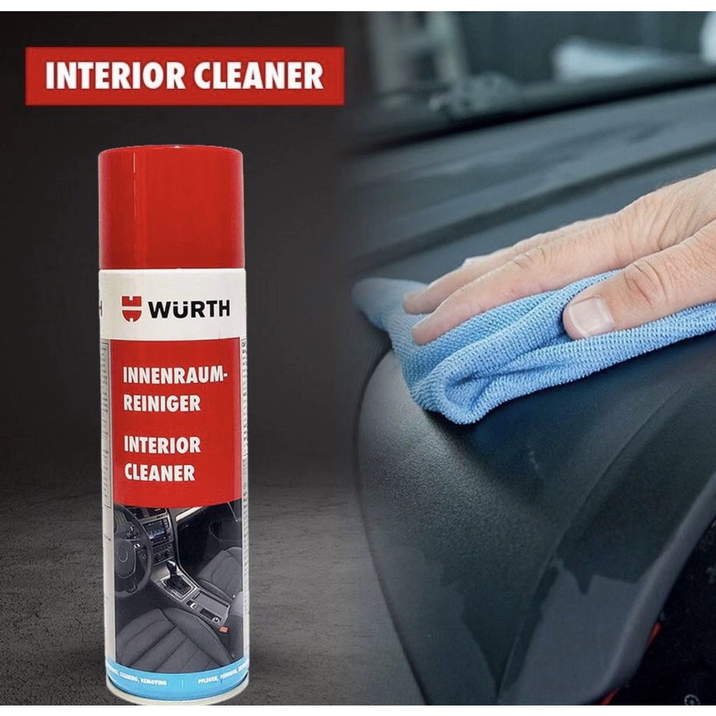 Chai xịt vệ sinh nội thất ô tô Wurth Interior Cleaner 0893033 - Chính hãng