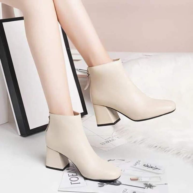 Bốt nữ, BOOTS nữ cao 5cm thời trang Hàn Quốc hot trend