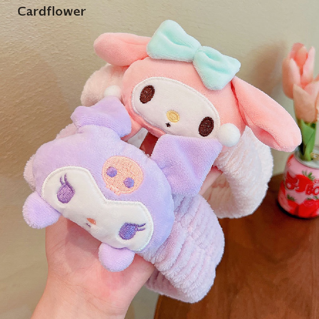 &lt; Cardflower &gt; Băng Đô Rửa Mặt Búp Bê Nhồi Bông Hoạt Hình My Melody Kuromi Kawaii Dễ Thương Cho Nữ Đang Giảm Giá