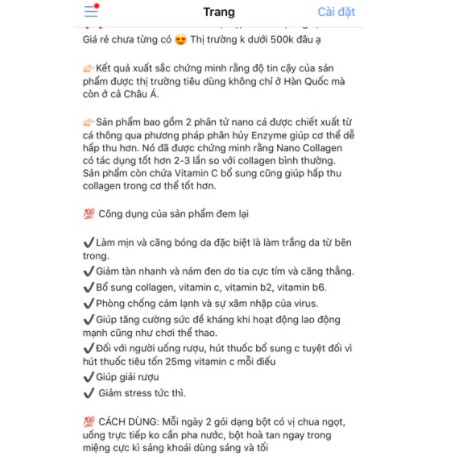 [SĂN SALE - ĐỦ BILL] LEMONA COLLAGEN TƯƠi BỔ SUNG VITAMIN C VÀ COLAGEN CHO CƠ THỂ | Thế Giới Skin Care