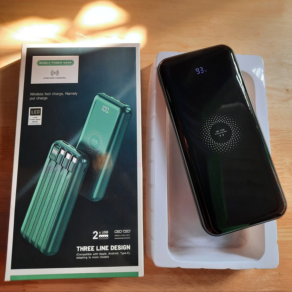 PIN DỰ PHÒNG G-05 KHÔNG DÂY ĐA NĂNG 20.000MAH - SẠC CÙNG LÚC NHIỀU THIẾT BỊ
