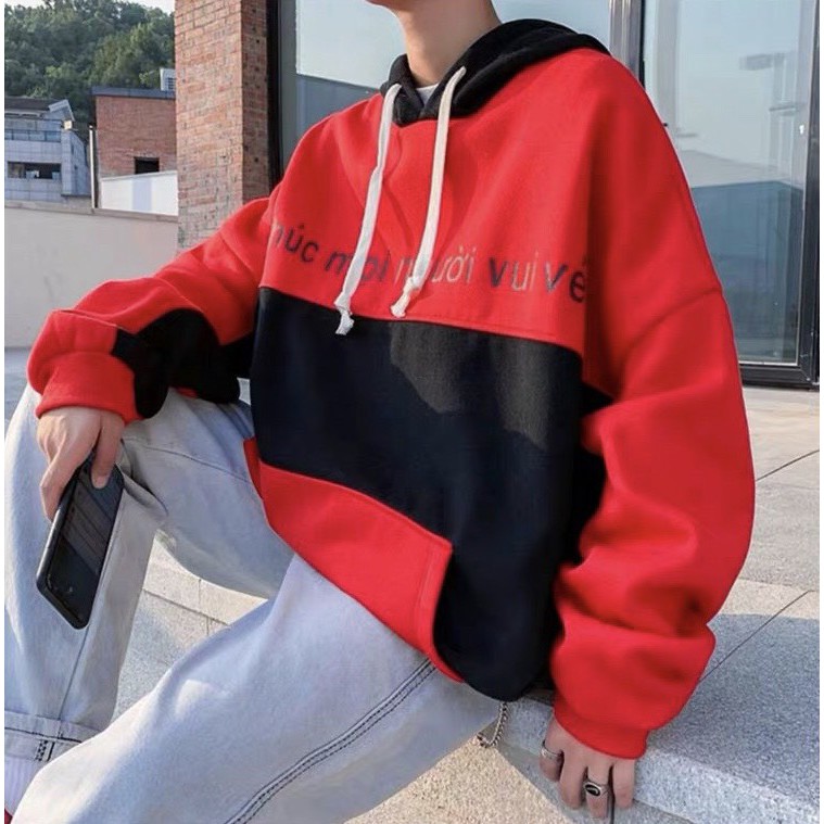 Áo hoodie nỉ unisex form rộng WIND Chúc Mọi Người Vui Vẻ, áo hoodie ullzang WIND | BigBuy360 - bigbuy360.vn