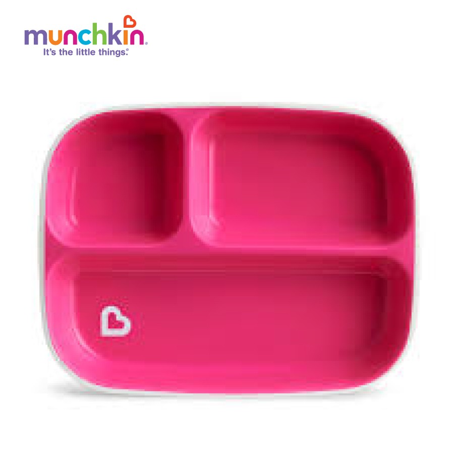 Bộ 2 đĩa chia ngăn Munchkin chống trượt dùng được trong lò vi sóng