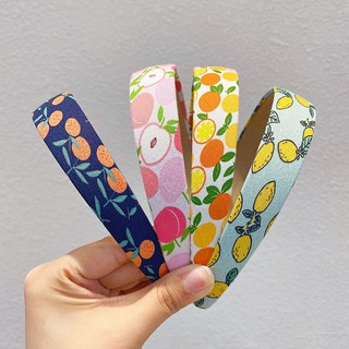 🍋Bờm vải hình trái cây,băng đô cài tóc