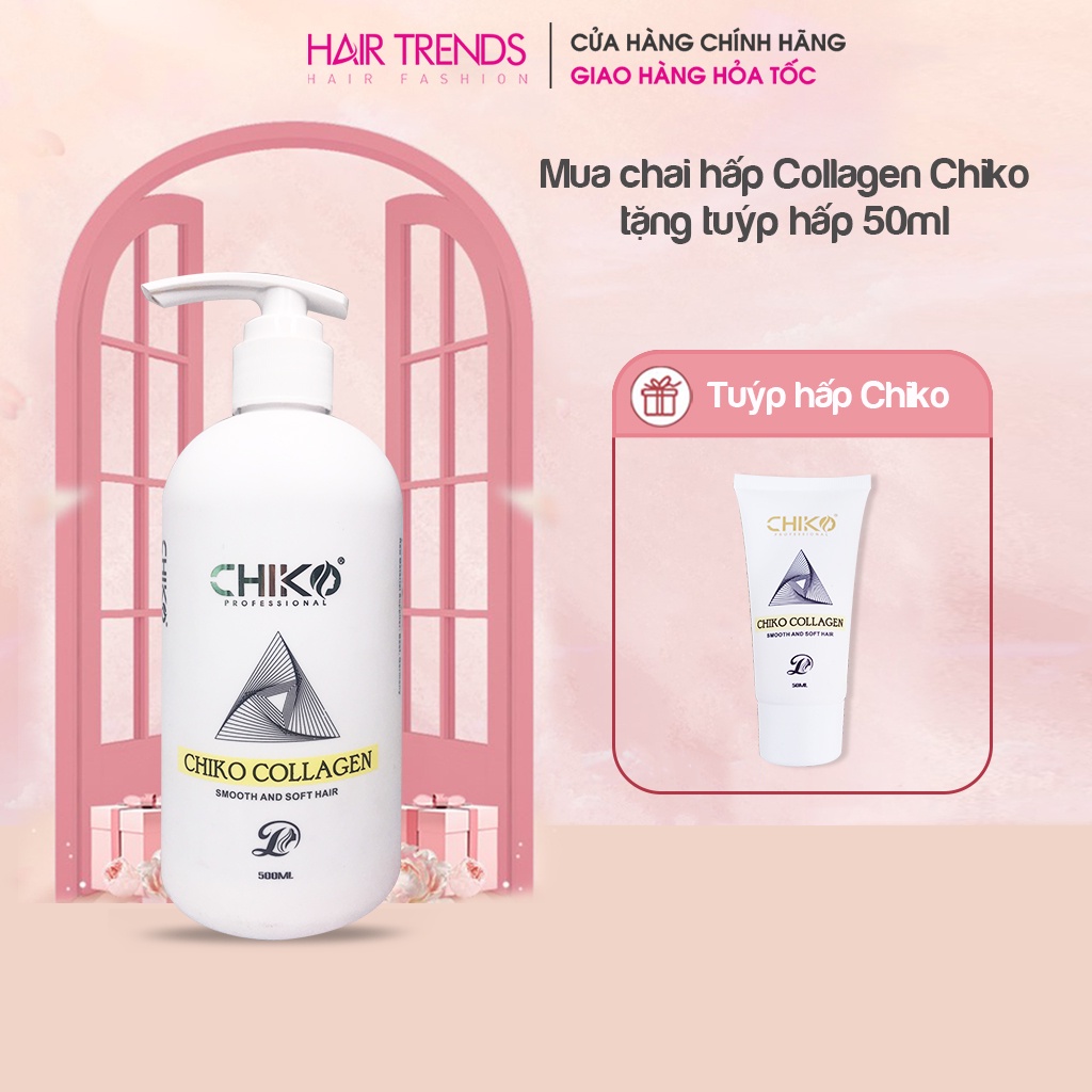 (SIÊU MƯỢT) Hấp tóc collagen hoàn hình CHIKO cao cấp chính hãng