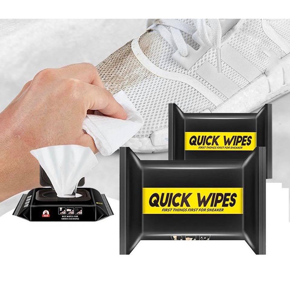 [SIÊU SẠCH] Khăn Giấy Ướt Lau Giày Đa Năng Thần Thánh Sneaker Quick Wipes