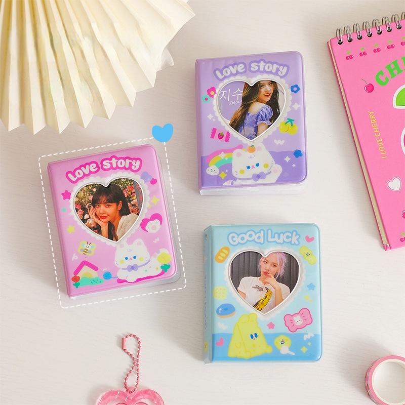 Album Đựng Ảnh 40 Ngăn 3 Inch Màu Macaron
