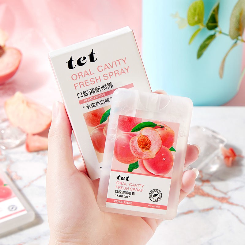 Bình Xịt Làm Hơi Thở Thơm Mát Bảo Vệ Răng Hương Đào 20ml