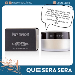 Phấn phủ Laura Mercier không màu, siêu tự nhiên và tiệp da
