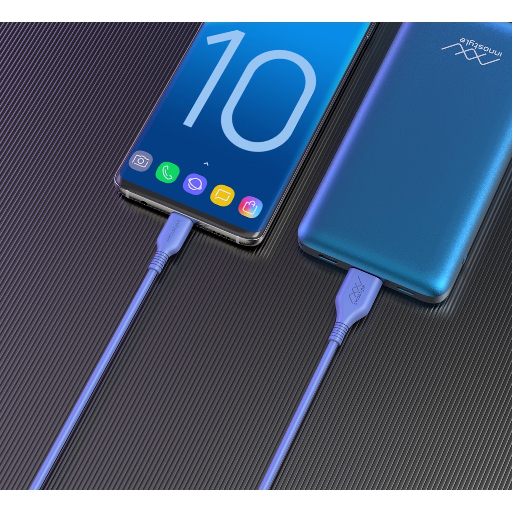 Cáp INNOSTYLE A To C Jazzy 1.2M 15W - Hàng Chính Hãng