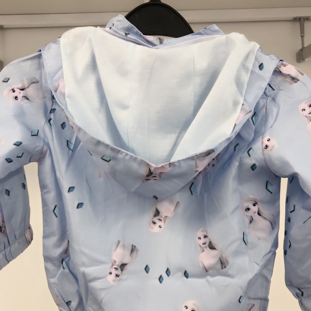 Áo khoác cho bé gái - Áo khoác gió 2 lớp Hm cho bé gái size 1-6t