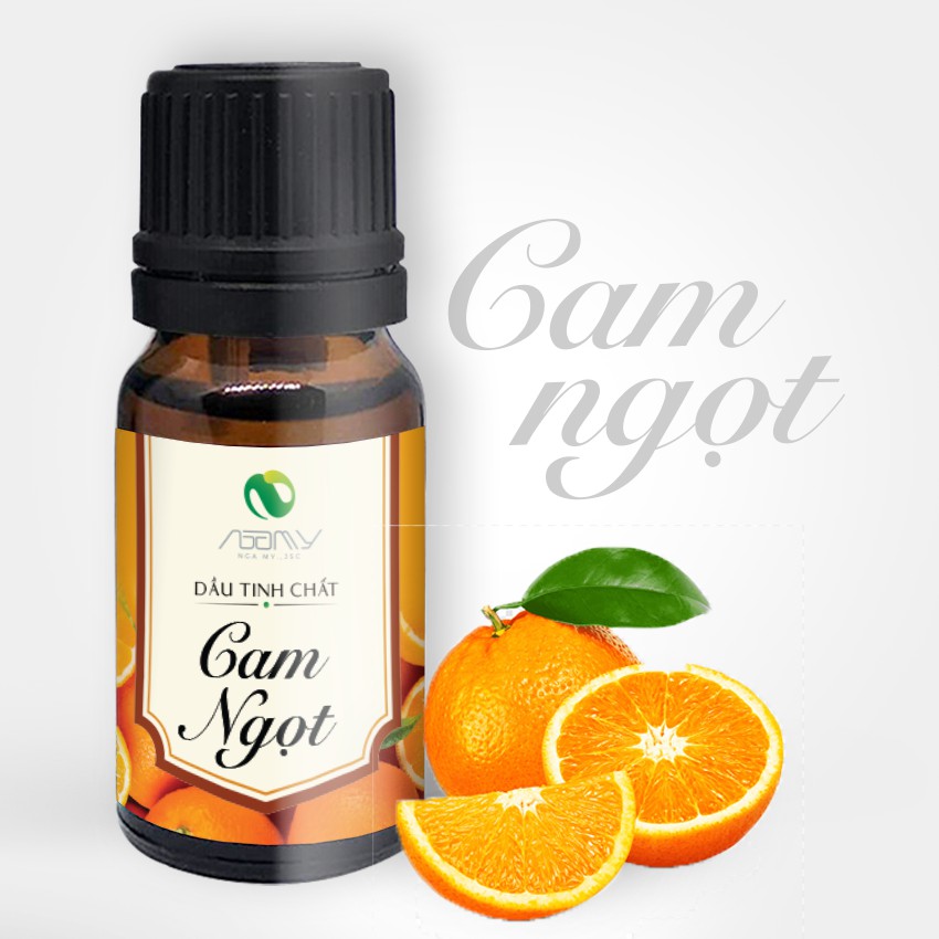 Tinh Dầu Cam Ngọt Nga My Dung Tích 5ml Thơm Phòng Giảm Căng Thằng Mệt Mỏi Khử Mùi Hôi