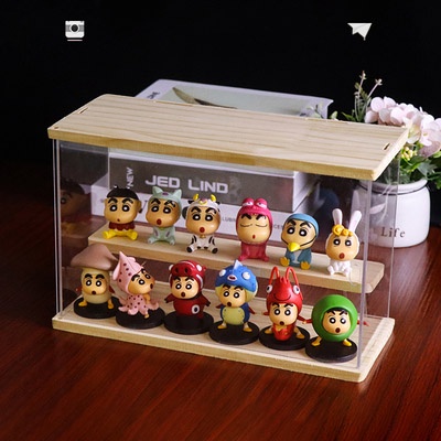 Set 8 Mô Hình Nhân Vật Cậu Bé Bút Chì Dễ Thương