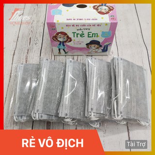Combo 5 Bịch khẩu trang y tế trẻ con Bảo Huy (10 chiếc/bịch)