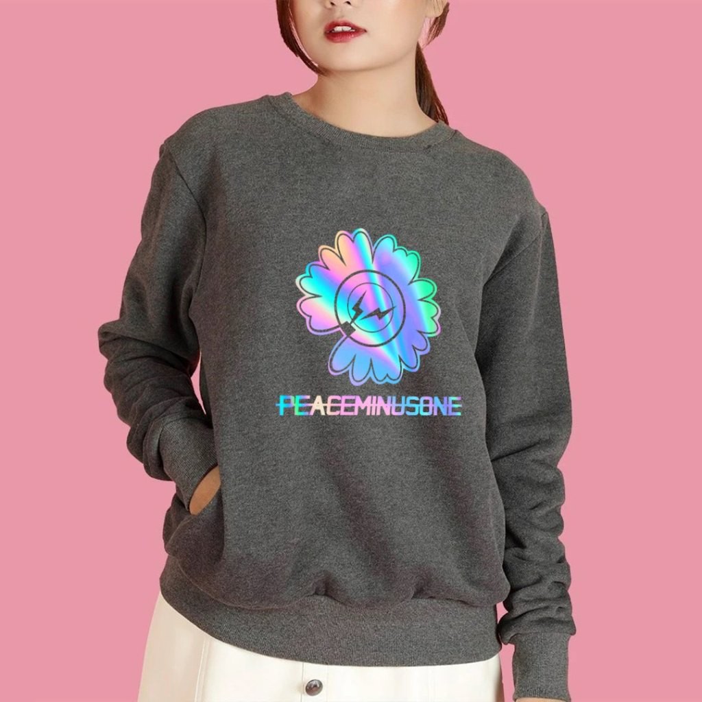 Áo Sweater Cúc Peaceminusone Phản Quang Unisex Freesize Dưới 75 Kg AS29